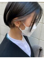 ジェコ ブラン(gecko. brun) インナーカラー/ショートボブ/チラ見せカラー #武蔵小山美容室