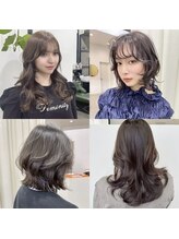 【EDAMEの透明感カラーが人気】　すべてのカラー剤がブランドカラー！大人世代の髪のケアにも◎