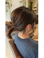 ウィービーパセリ atre川越店(WE BE PARSLEY) ポニーテールに似合うハイライトカラー♪【担当 木村沙織】