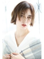 ヘアアンドケア エジェリラボ(hair&care egerie lab)&nbsp;うざバング☆前下がりショートボブ
