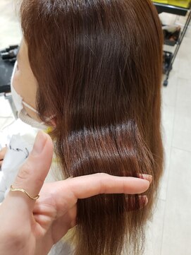 ソワン ドゥ ブレス フラン 東花園店(soin de brace Fran) ヤクジョカラー/フワラスパ/ピンクベージュカラー