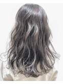 シークレットハイライト☆ラベンダーシルバーカラー