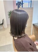 外ハネスタイル