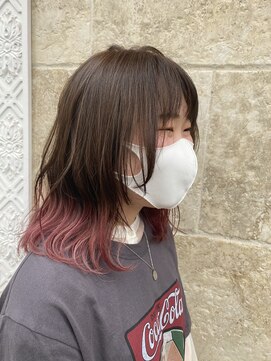 ティンク 藤沢店(Tink) 毛先ピンク