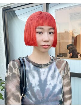 ナループロアツム(Nalu pu loa Tsum) リップラインのぷつっとボブ