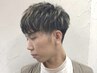カット+ハイライト+カラー(メンズカット/メンズカラー/メッシュ/メンズ/滋賀)