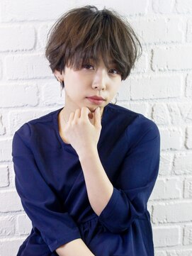 デイジー インデックスヘア 大島店(DAISY index hair) 大人かわいいマッシュショートボブカーキグレージュ