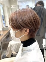 アッシュ 大泉学園店(Ash)&nbsp;【脱白髪染め】ピンクベージュ×ハンサムショート