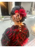ヘアセット/ヘアアレンジ/ウルフカット / スペインカール 