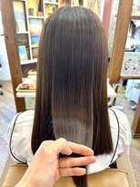 ヘアリゾート リノ(Hair resort Lino) 『ミネコラトリートメント』×10トーンブラウンカラー