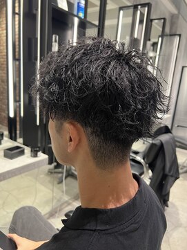 サイファー 心斎橋(CIPHER.) 大人波巻パーマ1