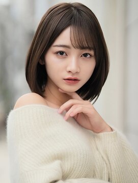 レイリー 原宿 表参道(Rayreee) くびレイヤーエモージュイメチェンフルバング似合わせ