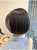 クリアグレージュ×ミニボブ