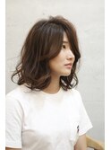 【CocoAnge 福津店】ロブパーマ