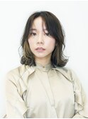大人かわいい小顔外ハネミディアム【銀座/銀座駅】