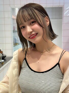 ココ なかもず店(COCO) レイヤーカット/ボブ/髪質改善/チェリーブラウン