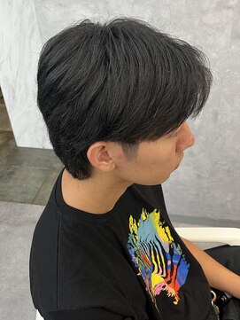 エクファフォーメン(EX-FA FOR MEN) カルマパーマ/ベリーショート/ダークアッシュ/ニュアンスパーマ