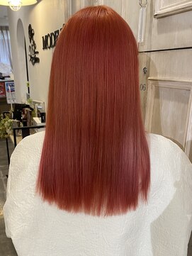 モードケイズ 調布店(MODE K's) コーラルオレンジ [髪質改善/トリートメント/ハイライト/調布］