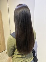 ローレンジウ(LOREN JU)&nbsp;透明感髪質改善ベージュダブルカラーミルクティーグレージュ