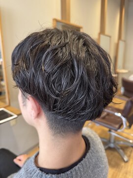 ポート(PORT) センターパート×ニュアンスパーマ
