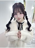 まる三つ編みツインテール　小顔顔まわり【Lilme】