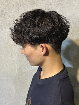 ニアウ 高崎店(Niau) メンズマッシュ刈り上げシャドウパーマ群馬高崎眉毛韓国