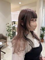 マージュ ギンザ(marju GINZA)&nbsp;☆デザインカラー　落とせるブラック　ピンクベージュ