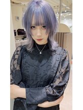 キバ(kva) ▽□□▽色落ちが綺麗なシルバーパープル