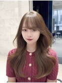韓国ヘア/チュラルくびれへア/くびれ巻き/レイヤーカット