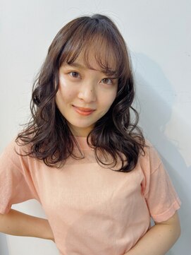 ガーデン 銀座(GARDEN) ニュアンスパーマ パーマ レイヤー ミディアムレイヤー パーマ