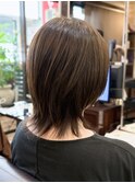クセ毛、多毛の方にオススメ！ミディアムレイヤーウルフ【池袋】