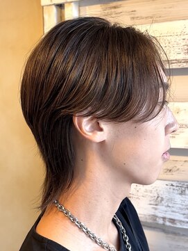 グランデュール 静岡駅前店(GRANDEUR) センターパートウルフ/静岡ニュアンスパーマ