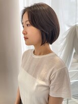 イノセントヘア(innocent.hair)&nbsp;内巻きボブ×ツヤカラー