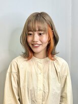 クロト(Clotho) イヤリングカラー/ダブルカラーブリーチハイライト白髪染め