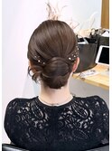 韓国風シンプルカチモリシニヨン