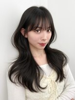 アマトウキョウ アユンチェ(AMA TOKYO×AYUNCHE) 顔周り 前髪 レイヤーカット 韓国ヘア 透明感カラー