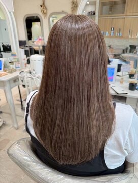 キャパ(CAPA) ブリーチなし透明感ベージュカラー(茅ヶ崎/20代/韓国ヘア)