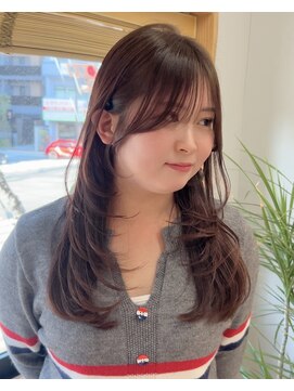 ウチコ 平尾店(u.chi.ko_si) レイヤーカットと暖色ブラウン