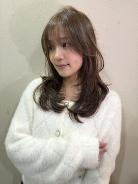 アイコニック 豊田店(ICONIQ) イメチェン/ピンクベージュ/アンブレラカラー/前髪/豊田市