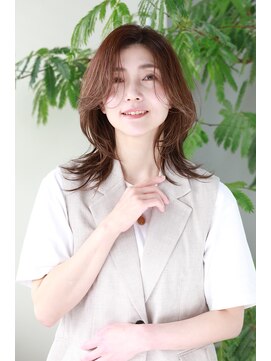 ヘアドゥ 津田沼店(hair do) シースルーミディアムウルフ
