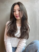 ブラン 広島本通(Blanc)&nbsp;【Blanc】レイヤーカット_グレージュ＿ロング＿20代30代40代50代