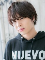 モッズヘアー メン 戸田公園店(mod's hair men) ダークブラウンナチュラルフルバングメンズショートi戸田公園