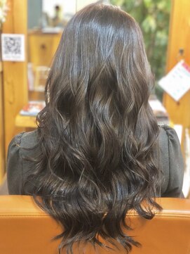 ララテラス(LaLa Terrace) カーキグレージュ×とろみミックススパイラルウェーブ