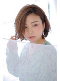 春にGood♪重くない☆大人のふんわりボブ
