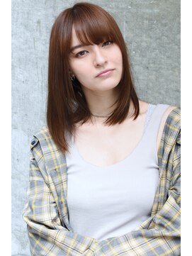 ロロ(ro-ro) 【恵比寿ro-ro】鎖骨ナチュラルミディアム× 小顔モカブラウン