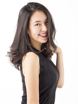 美容室アールアンドエス(R&S) リラックスカール×アッシュブラウン