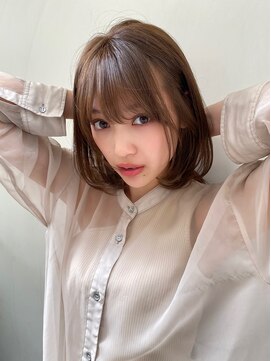 シー バイ ロンド 新宿(Sea by Lond) 【藤原三知代】オフィスヘアに大人ワンカールアッシュブラウン