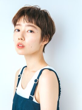 オトソーデン(Oto-soden) フォギーベージュのマッシュショート