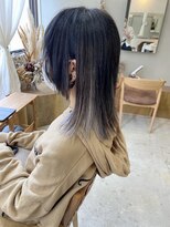 マロウ(mallow)&nbsp;《花屋併設》ウルフ×グラデカラー@20代30代40代@トリートメント