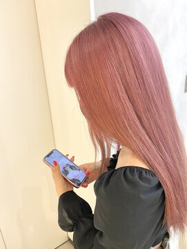 エイト ヘアサロン 渋谷本店(EIGHT) ピンクカラー